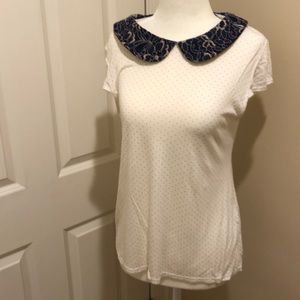 Alice and Olivia cap sleeve tee